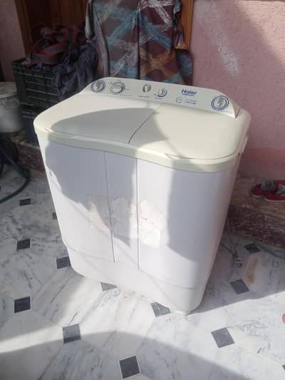 Haier washing machine with dryer