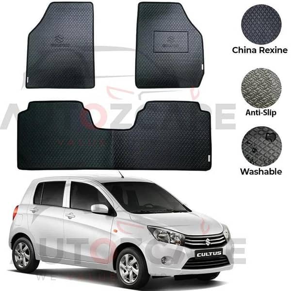 Suzuki Cultus China Rexine Floor Mat 3PCS - Model 2017-2025
