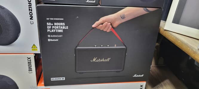 Marshall Kilburn 3 Bluetooth portable speaker black