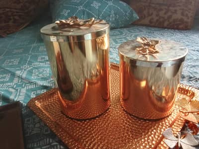 coffee sugar and tea jar set