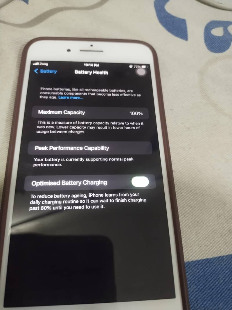 Iphone 7plus 128GB – Red PTA appored officail | 10/10 Condition 7