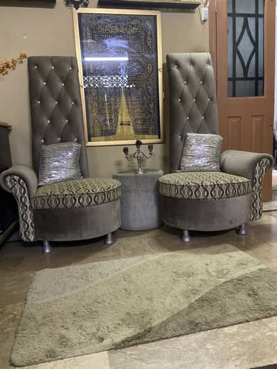 tea set sofa with table