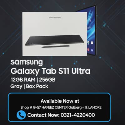 Samsung Galaxy Tab S11 Ultra – 12″ | 256GB | Grey | Box Pack