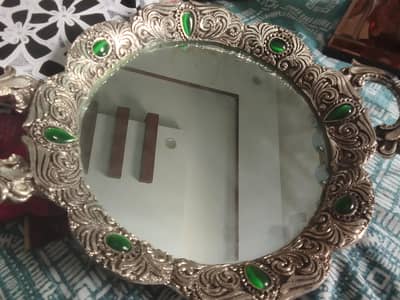 mirror tray for perfumes and wall