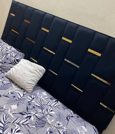 Mirror with makeup shelfs and bed