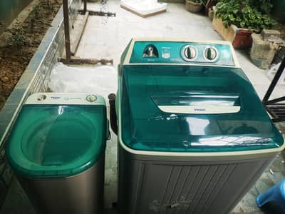 Haier washing machine & dryer