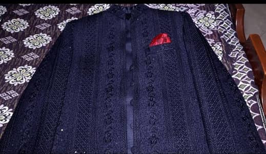 Elegant Groom Dress with Matching Turban – Used Once