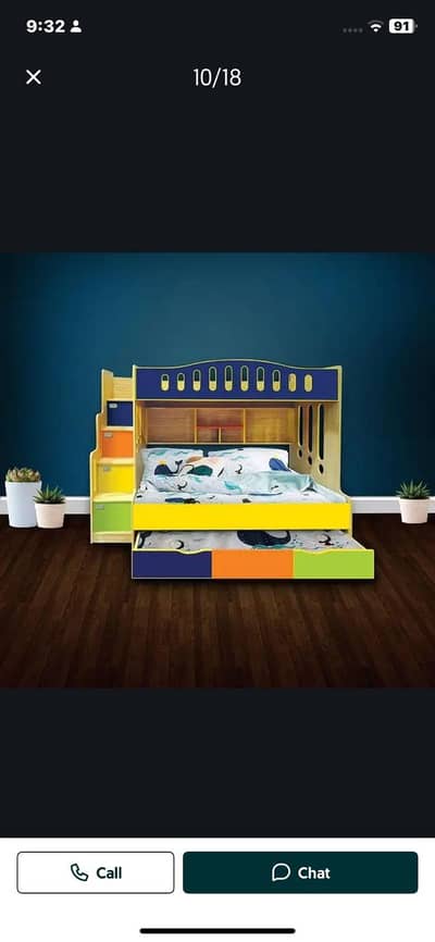 Bunk bed | Kid wooden bunker bed | Baby bed | Double bed | Triple bed