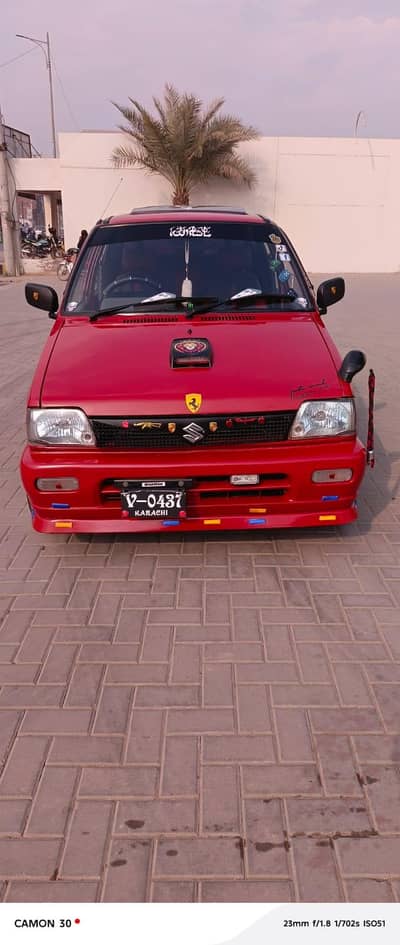 car Mehran red colour for sell