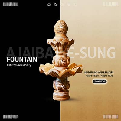  Ornamental Garden Mini Fountain | Limited Edition