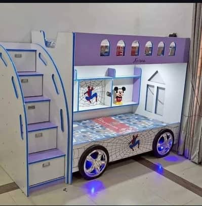 Bunk bed | Kid wooden bunker bed | Baby bed | Double bed | Triple bed