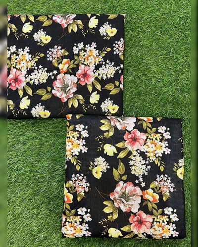 2pcs Women's unstitched printed suit