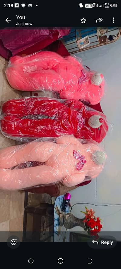 Teddy Bears New 3 Colours Mein  Hain