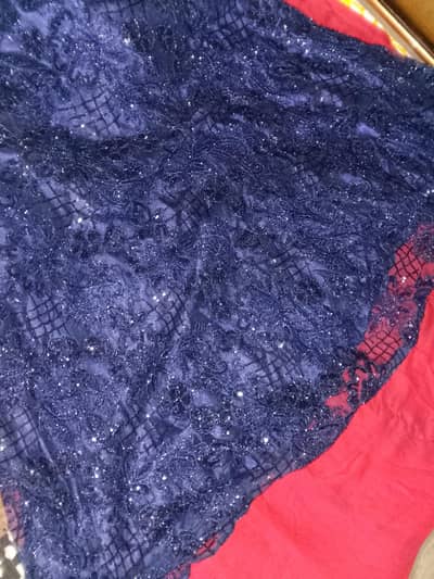 stunning blue sparkling fork