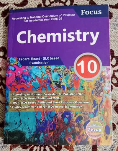  Focus Chemistry Class 10 (FBISE) – Brand New | SLO Based