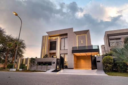 One Kanal Brand New Luxury Ultra-Modern Design Most Beautiful Fully Furnished Bungalow 2 Servant Quarter In Basement For Sale At Prime Location Of DHA Lahore Near To Park Masjid & Commercial Market.