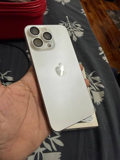 iphone 15 pro max 256 gb jv brand new white titanium