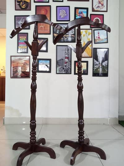 wooden coat stand