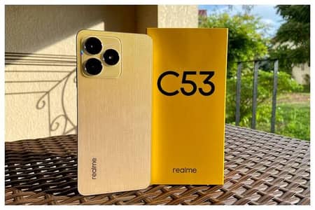 Realme C53 6/128 10/10 Condition With Original Box