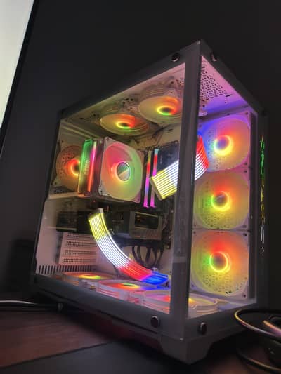 Thunder Pc Casing with 9 rgb fans + box, Condition 10/9
