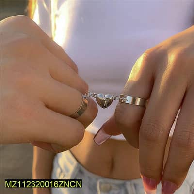 Trendy Magnetic Couple Rings.
