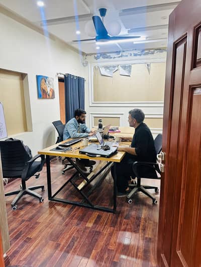 Furnished Office 5 Marla 2nd Floor for Rent in Johar town for Bachelors + Silent office (Call center + Software house)