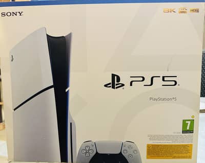 Ps5 Slim 1TB 10/10 like Brand new with 2 games free