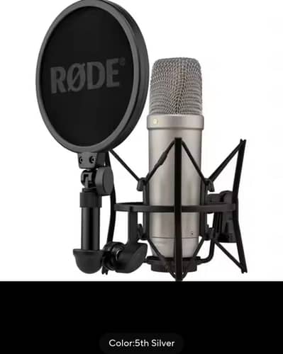 Rode Nt1 5th Gen studio Condenser microphone USB ,XLR  Like New