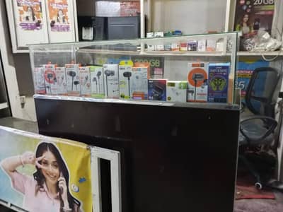 Mobile Shop Counter for Sale – Two Cash Doors