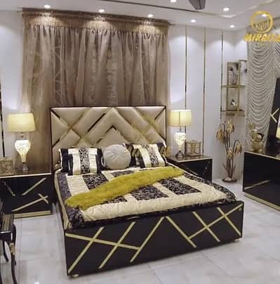 Branded Double Bed/Single Bed Side Table/Dressing/King size Bed