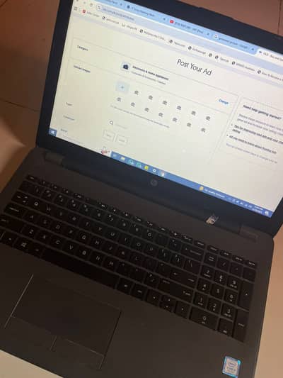 HP 250 G6 Notebook PC Core i3 7th Gen. 8gm Ram 256 SSD,