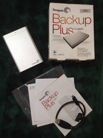 UK imported Seagate Backup plus 1 TB Hard drive for mac apple MacBook