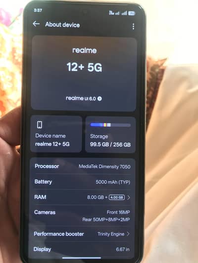 realme 12+5G all ok