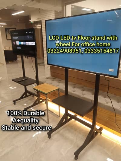 Portable Trolley stand for LCD LED tv high quality for home office
