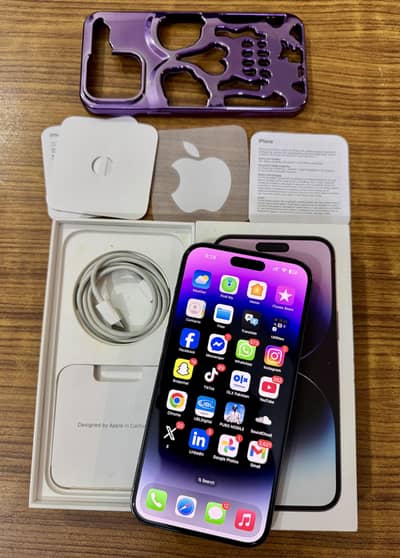 iPhone 14 Pro Max 256gb HK Complete Box