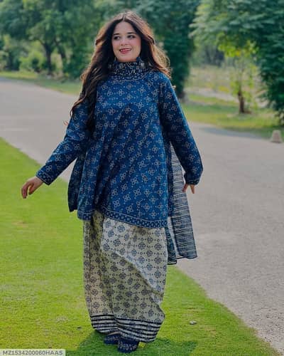 3 ps women printed stitched