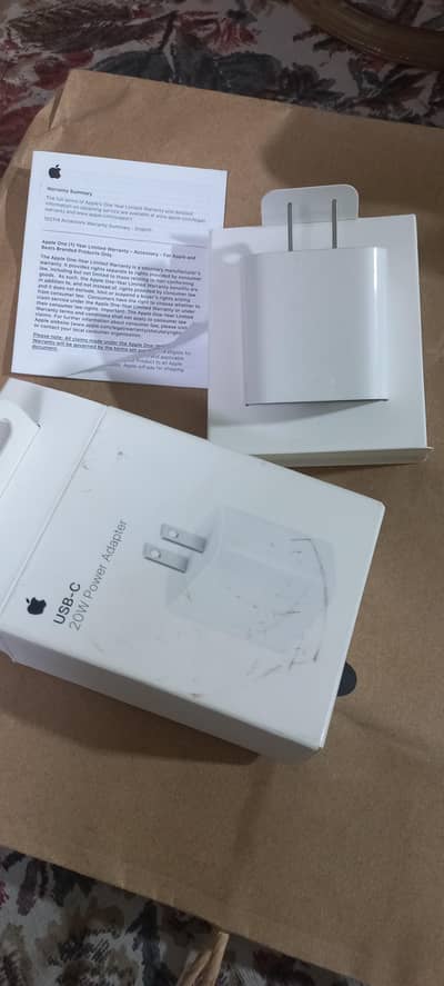 iphone 20W original American charger  with cable