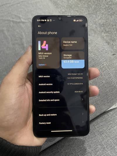 Redmi 13C 6/128GB - condition 10/10