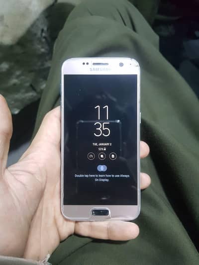 Samsung S7 official PTA Approved 4GB Ram 32 GB ROM Glass Korner Crack