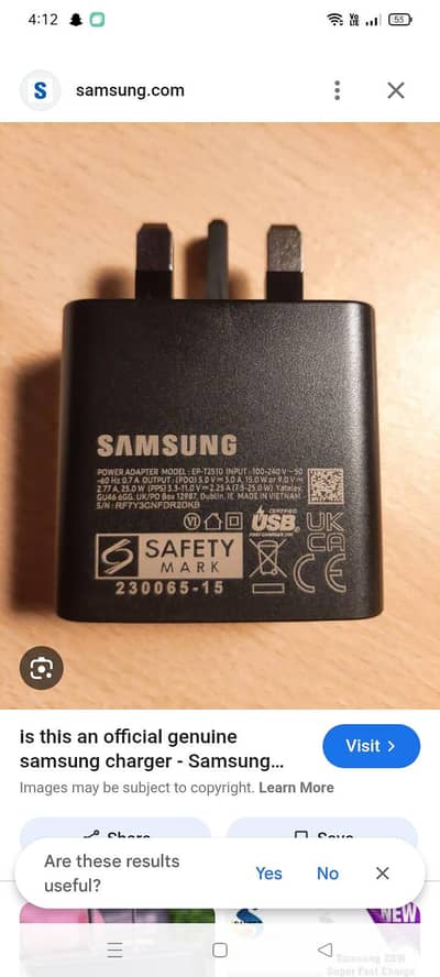 Samsung original adapter