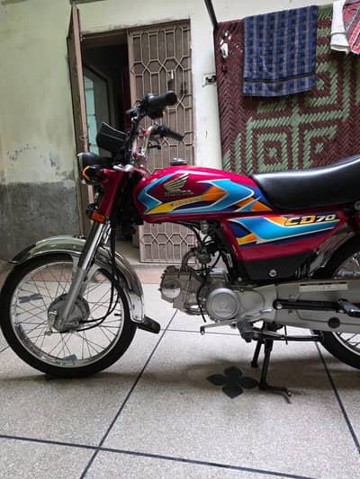 Honda cd 70 new good condition 3300 km drivin