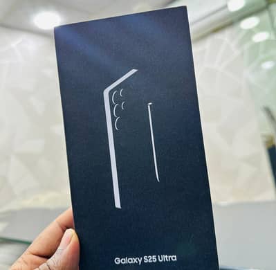 Samsung s25 ultra with box physically dual sim pindot sim bnd 12.256