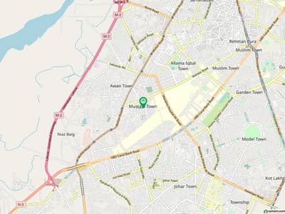 1 Kanal Coner Plot for Sale in Mustafa Town near to Wahdat Road