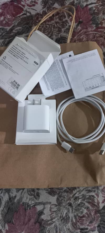 iphone 20W original American charger  with cable