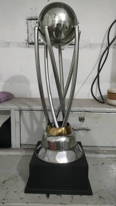silver made trophy