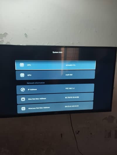 Samsung android smart Led