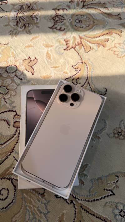 iPhone 16 pro max NON PTA LL/A 256 gb 4 months sim working