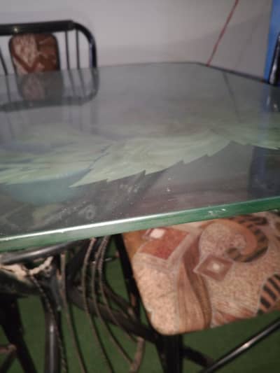 black colour dining table