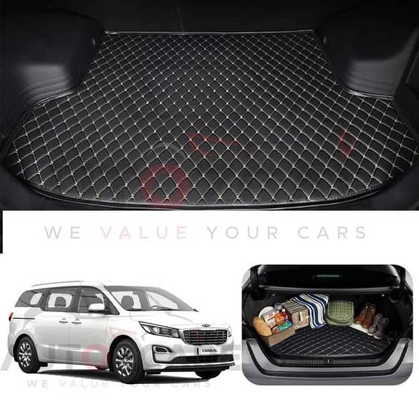 Kia Grand Carnival 7D Custom Car Trunk Mat - Model 2018-2020