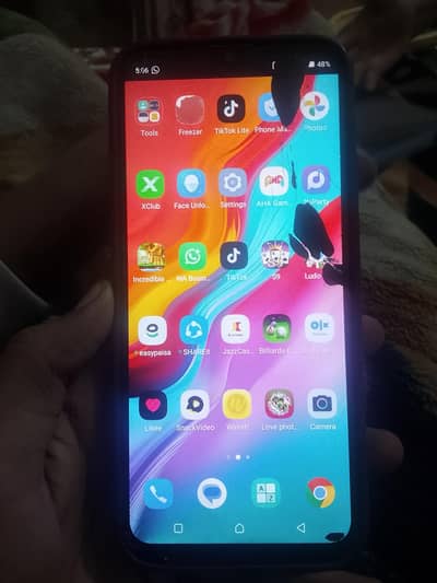 Infinix hot 8 lite 2/32 pta approved hn only glass Break h or nishan h